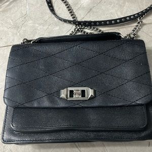 Rebecca Minkoff black leather crossbody